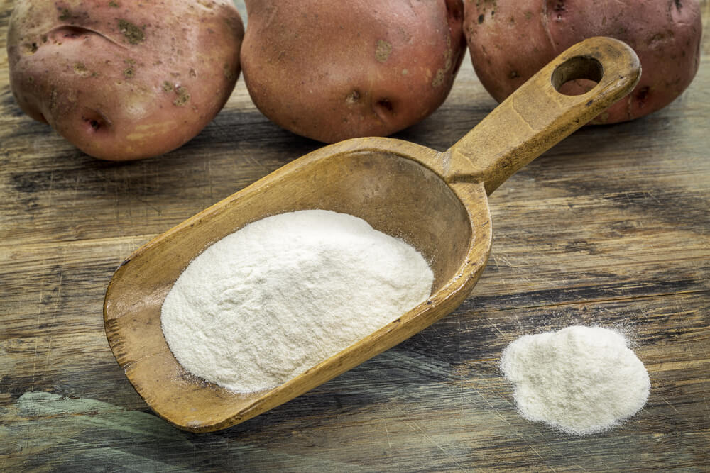 scoop of potato flour